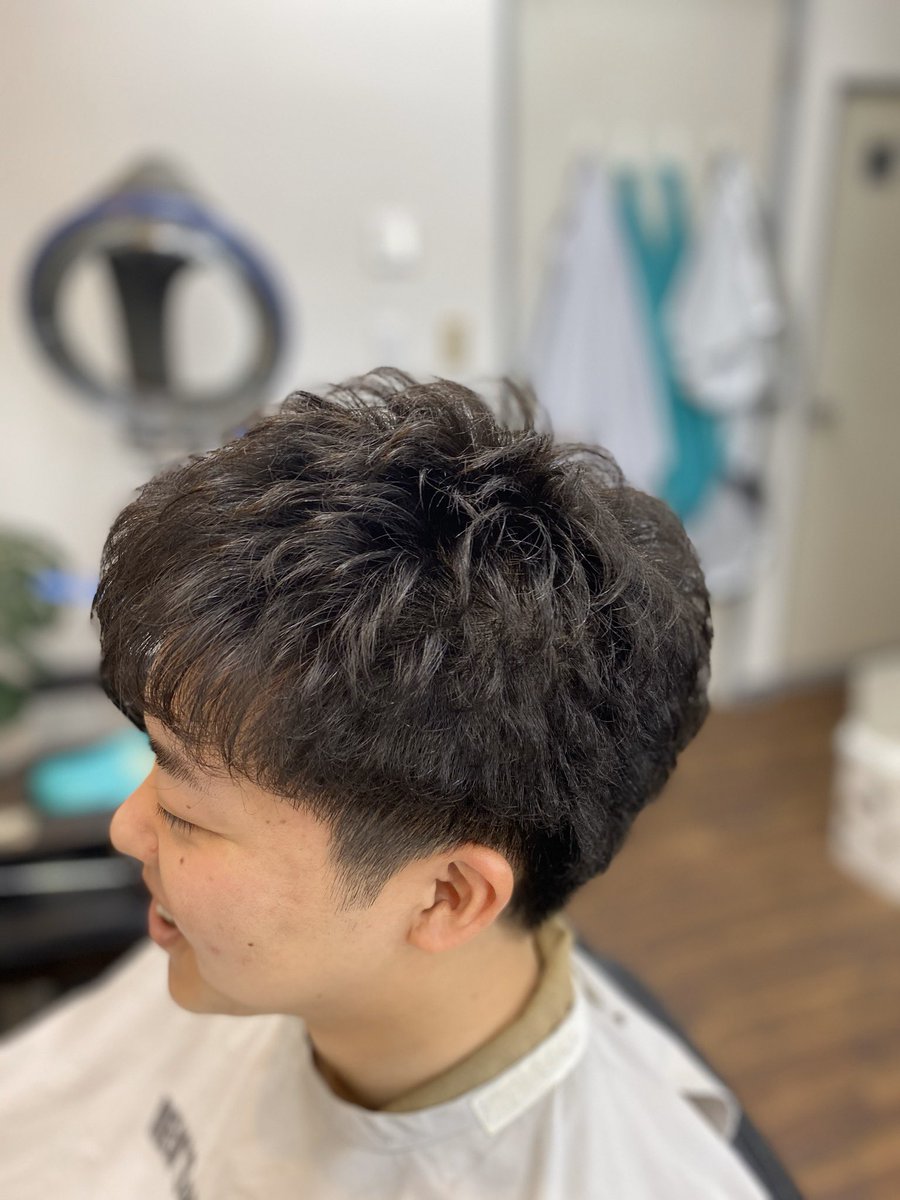 アイロンパーマ