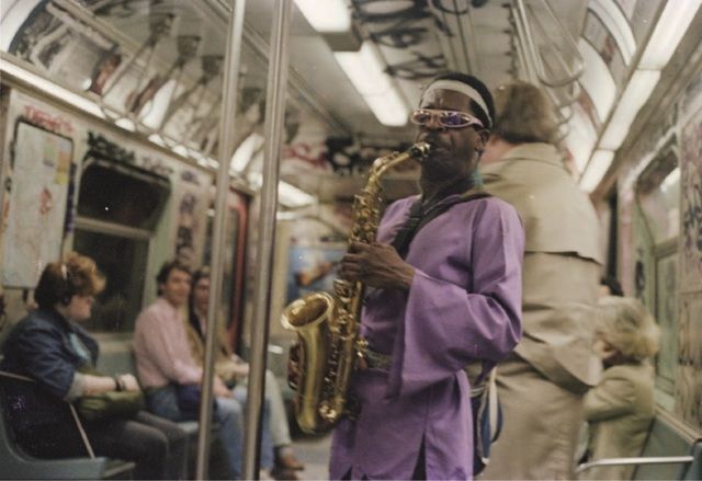 SAXOPHONE MAN, BROOKLYN, NYC, Jamel Shabazz, 1985