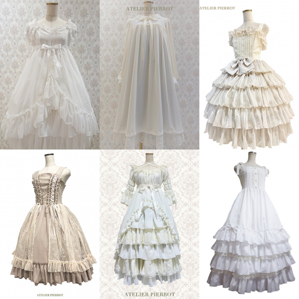 Atelier Pierrot Twitterissa オススメワンピース ホワイト アイボリーワンピース クラシカルで柔らかなアイボリーカラーや ゴシックな雰囲気なホワイトなど 生地感や丈も種類が豊富です 春にぴったりのワンピース Online Store T Co