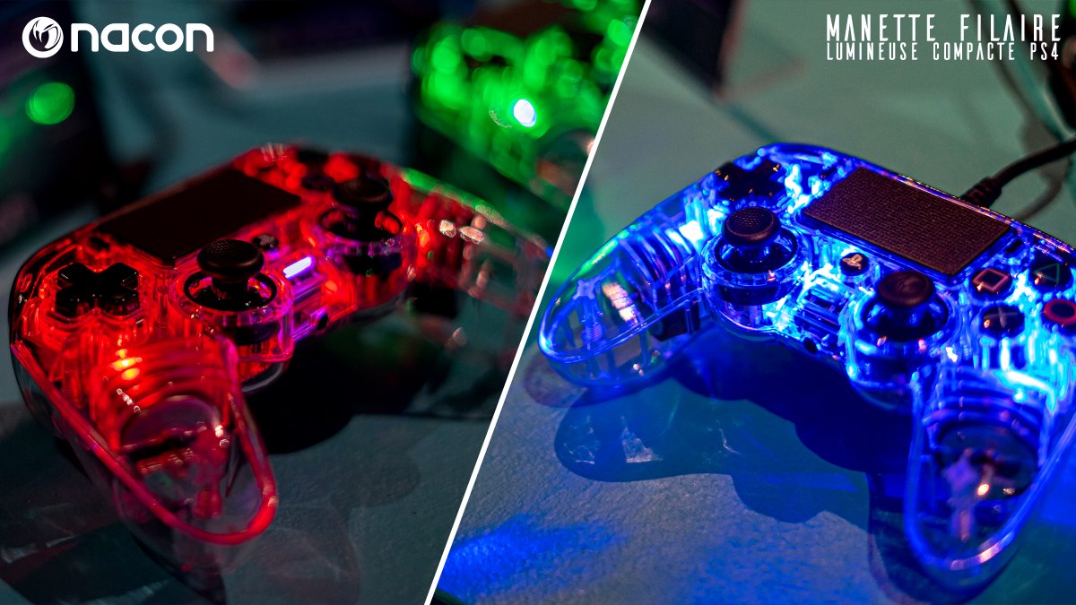 NaconFR's tweet photo. Tu iras plus facilement du côté obscur (rouge) ou du côté lumineux (bleu) 🎇🎆 

👉 https://t.co/YZ46Xbtmkb  🎮 

#Nacon #PS4 #RevealYourSkills #CompactController https://t.co/rifVOhX17x