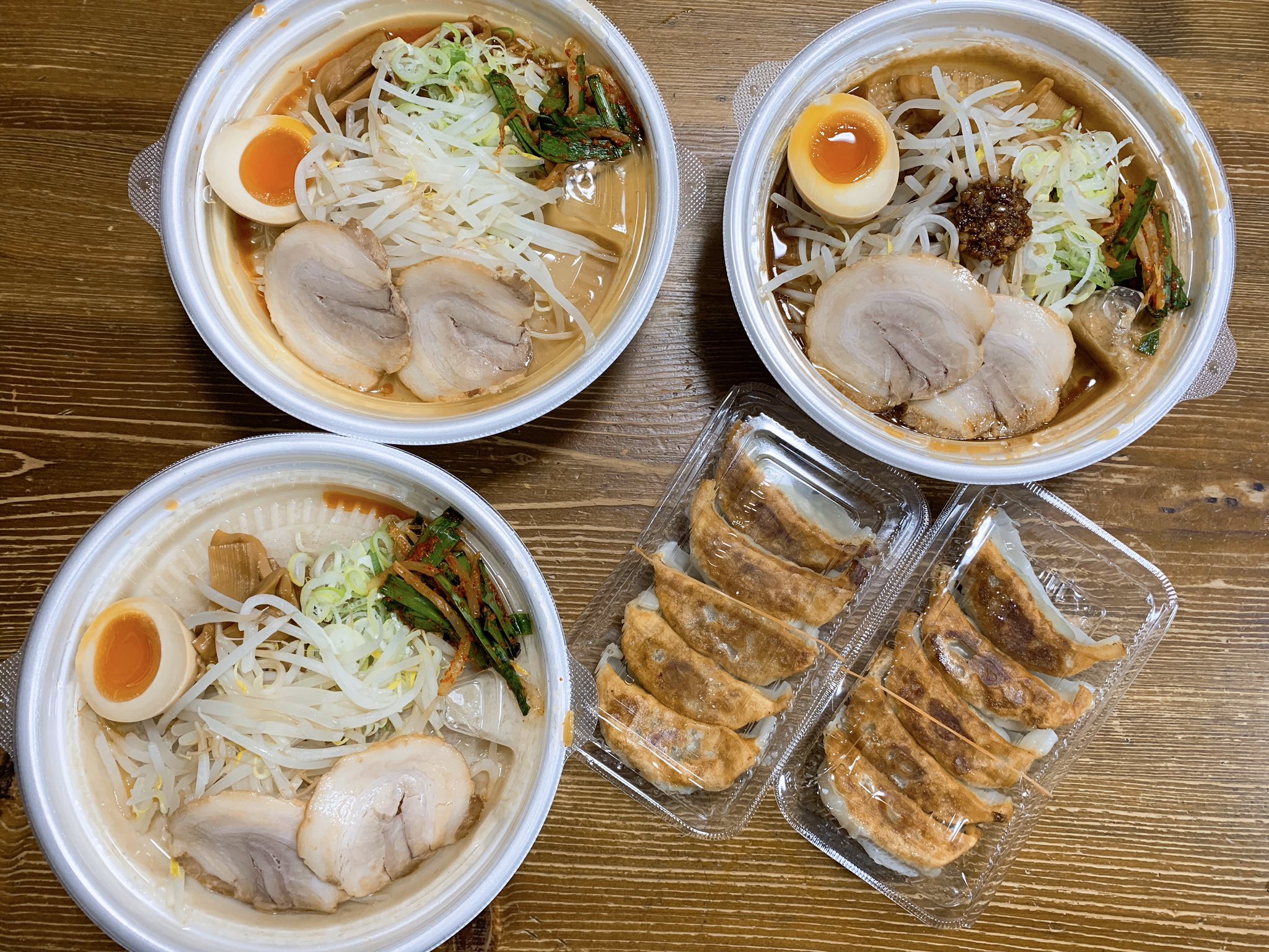 みかりん Sur Twitter らあめん花月嵐のお持ち帰りラーメン お店に食べに行きたいけどなかなか行けないから せめてお持ち帰りでお家ラーメン お店の味そのままで美味でした らあめん花月 テイクアウト お持ち帰り いわき市 空ネット T Co