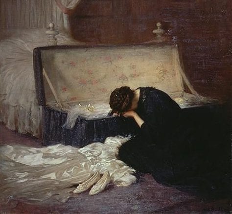 Bja Samuel On Twitter 4 Paintings That Express Grief Inconsolable Grief By Ivan Kramskoi 1884 Oak Fractured By Lightning By Maxim Vorobiev 1842 The Wedding Dress By Frederick Elwell 1911 The Sick