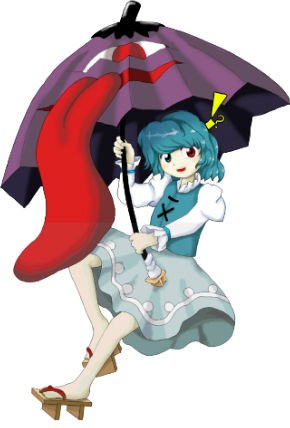 個人的にはzun絵最強は小傘です