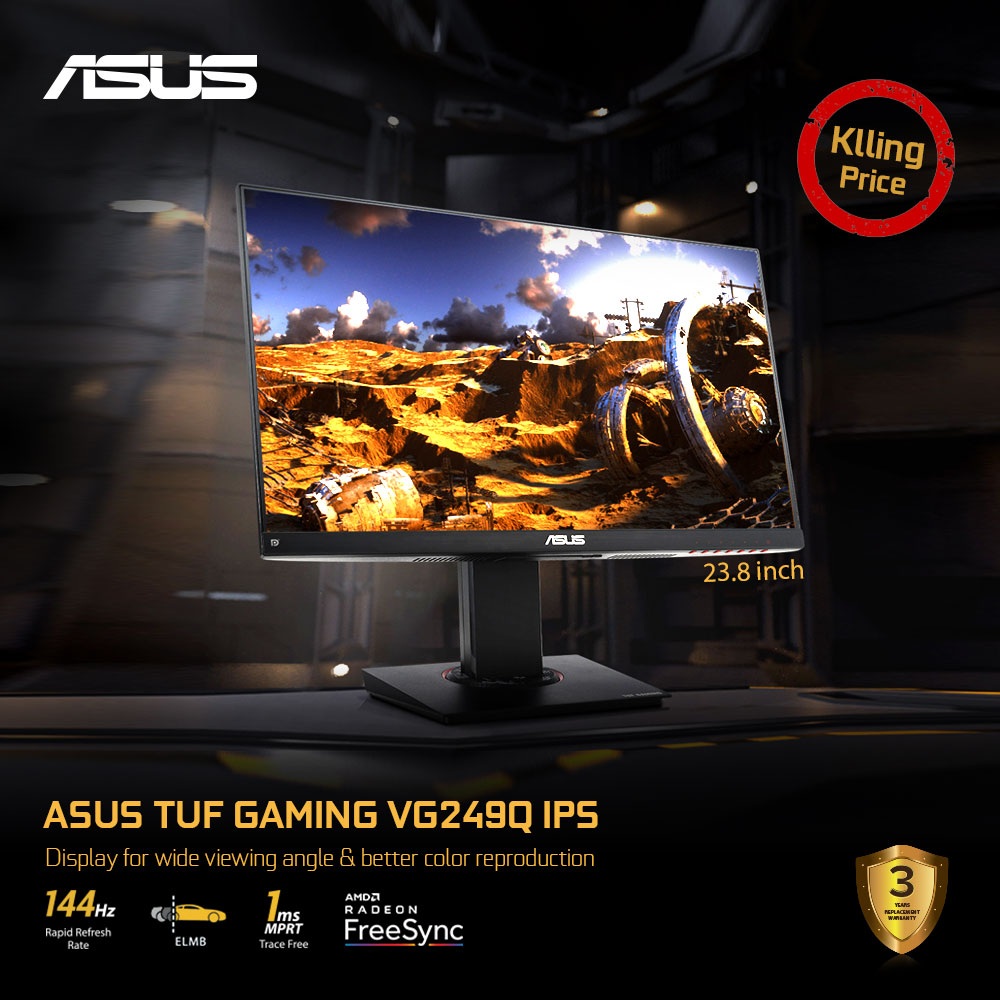Asus Monitor Bangladesh Tuf Gaming Vg249q Gaming Monitor 23 8 Inch Full Hd 19x1080 144hz Ips Extreme Low Motion Blur Adaptive Sync Freesync 1ms Mprt T Co E5h557xxb7 Twitter Asus Monitor Bangladesh Tuf Gaming Vg249q Gaming Monitor 23 8 Inch Full Hd 19x1080 144hz Ips Extreme Low Motion Blur Adaptive Sync Freesync 1ms Mprt T Co E5h557xxb7 Twitter