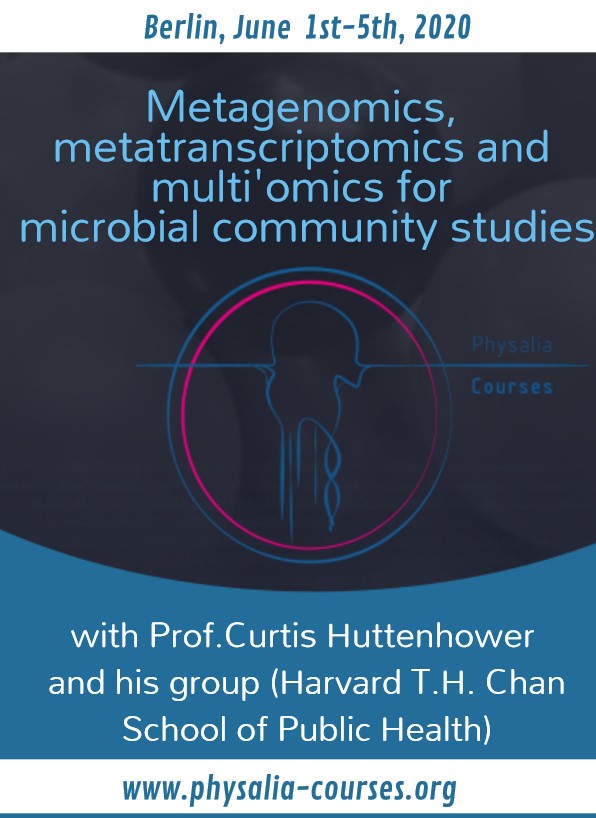 Physacourses's tweet image. Last 5 seats left on the ONLINE @Physacourses &quot;#Metagenomics, #metatranscriptomics, and multi&apos;#omics for microbial community studies&quot; with @hutlab in June.

If interested, please see: physalia-courses.org/courses-worksh…

#microbiome Please RT