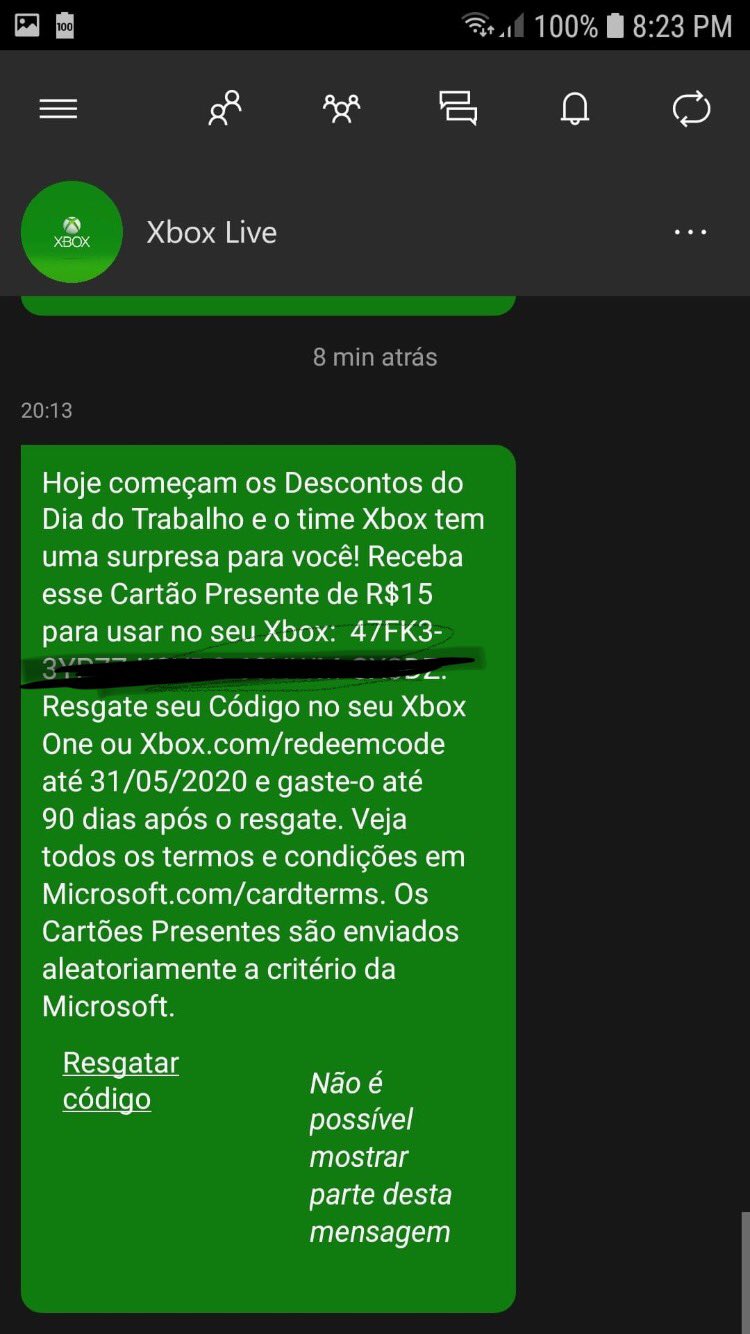 Como Resgatar Código da Xbox Live pelo Xbox One 