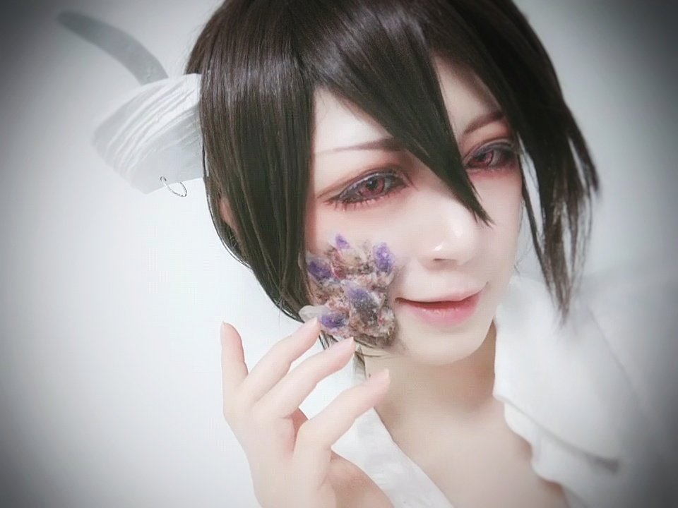 黒機ひつじ 厨二広報デザイナー べべさん Bebe Trunk に 以前 特殊メイク施して頂きました 肌の宝石化 魔力に魅入られた伯爵 ワインバーグ Karasawashiki 黒機 異邦の悪魔k 創作キャラクター