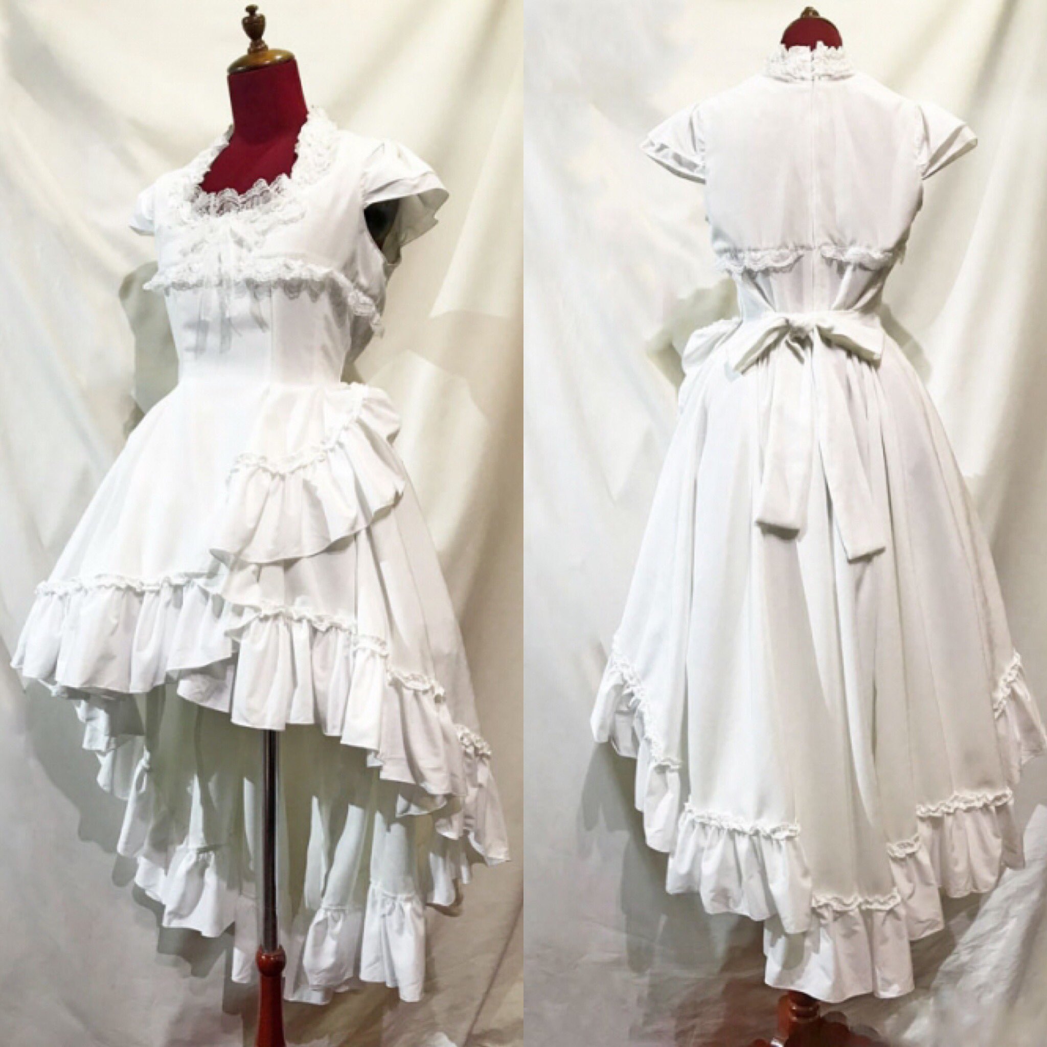 MARBLE / タイ付きドレープ飾りゴシックエレガンスブラウスワンピース