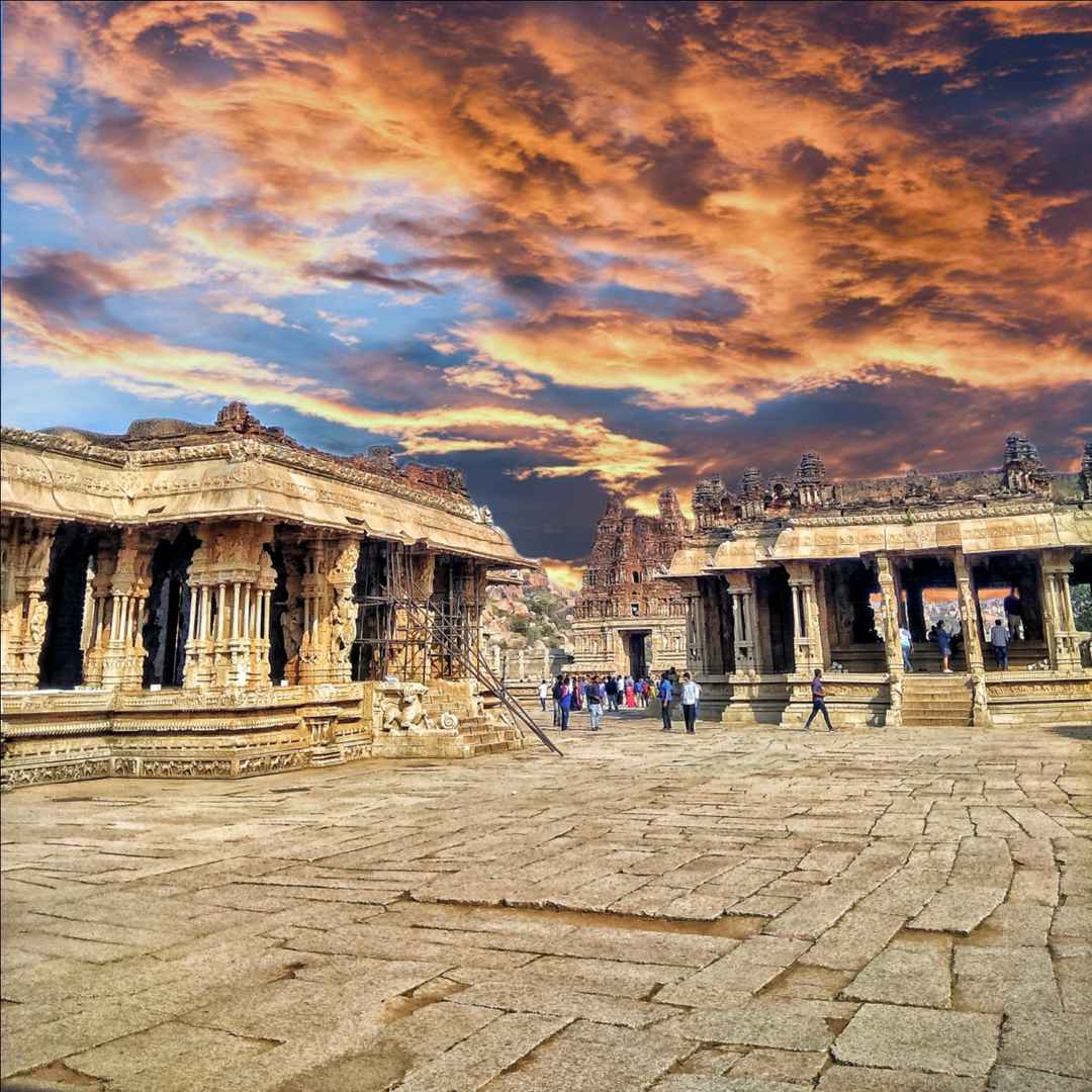 Narasimha Statue - 7th-century Virupaksha Temple, Vijayanagara   #karnatakalockdown.Hampi  is a place to explore by ourself!!ಹಂಪೆ ವಿರೂಪಾಕ್ಷ ದೇವಾಲಯ.