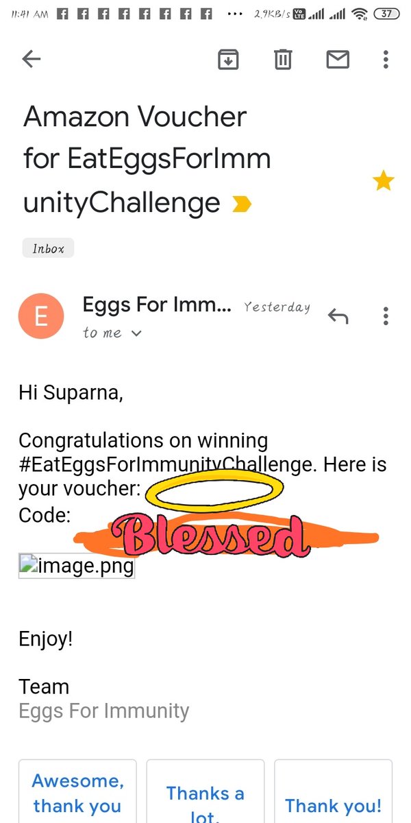ChilledSup's tweet image. #EggsForImmunity 
#EatEggForImmunityChallenge
#CookEggsforImmunity 
Received 1000 AV from @eggsforimmunity Thankyou so much team for the gratification.🙏💝😍

Special thanks to my favorite  @india4contests team for updating such amazing unique contest ✨😍🙏💝