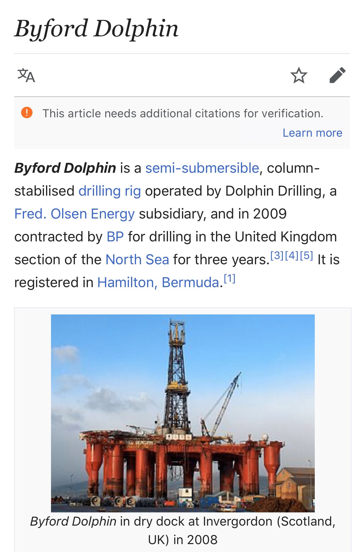 Dolphin byford The tragedy