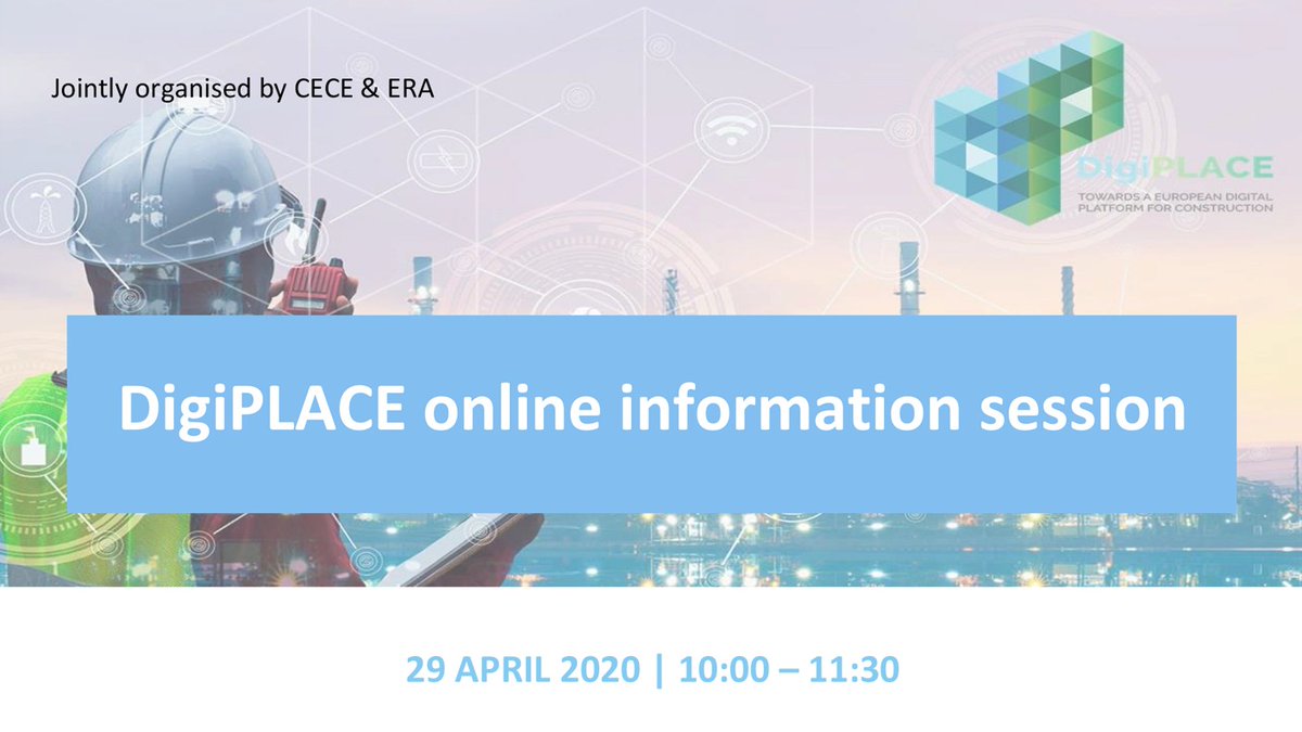 ancenazionale's tweet image. Si svolge questa mattina il webinar su @Digi_PLACE, il progetto europeo per la futura piattaforma digitale per il settore delle #costruzioni. 👉 ance.it/docs/competenz…
#DigiPLACE