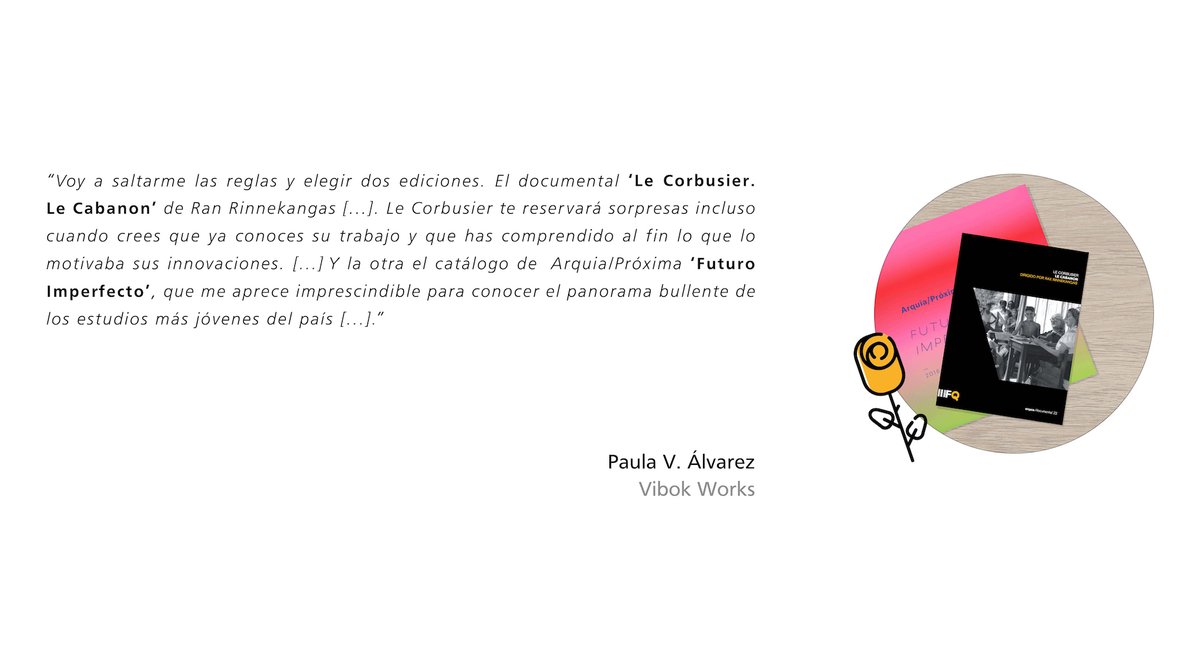 FundacionArquia's tweet photo. Le Corbusier: Le Cabanon
Documental dirigido por Rax Rinnekangas
Libreto a cargo de Fernando Marzá
Colección #arquiadocumental nº 22
+info: https://t.co/gMAuiLc0KT
#ArquiaPróxima 2016: Futuro Imperfecto
Varios Autores
Descargar pdf: https://t.co/MomOpqq7cg https://t.co/7FJ8Mn7GwM