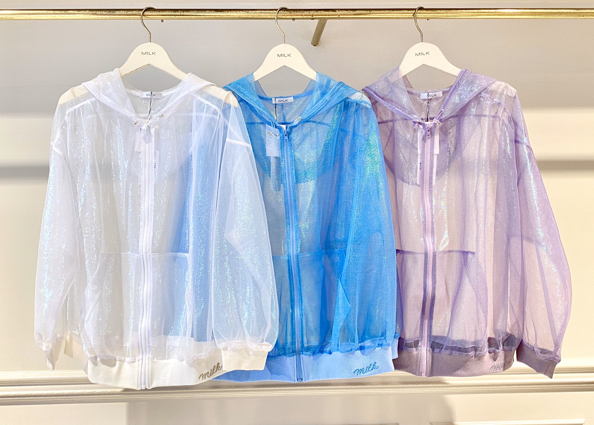 MILK オーロラパーカー MILK原宿本店 on X: 
