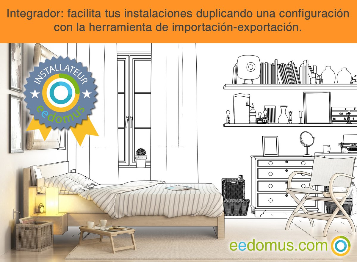 Integrador: facilita tus instalaciones duplicando una configuración con la herramienta de importación-exportación.
eedom.us/novedades