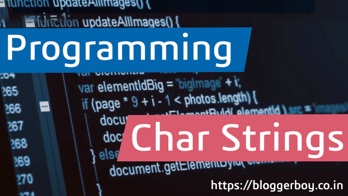 BloggerBoyIndia's tweet photo. C Programming | Character Strings
https://t.co/qZuZBHWIAb

#programming #cprogramming #strings #char #int #float #usa #canada #italy #england #turkey #competetiveprogramming #programer #coding #coder #lovetocode #notes #technology #software #developer #datascience https://t.co/QEqiExeQNv