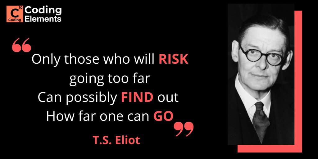 CodingElements's tweet photo. The one who will continue to cross all the difficulties in way of his ambition would be able to achieve his aim. The one who steps back by encountering all the difficulties would not be able to achieve anything.
#MotivationalQuotes #inspirational #success #codingelements https://t.co/kyBxFY8U4M
