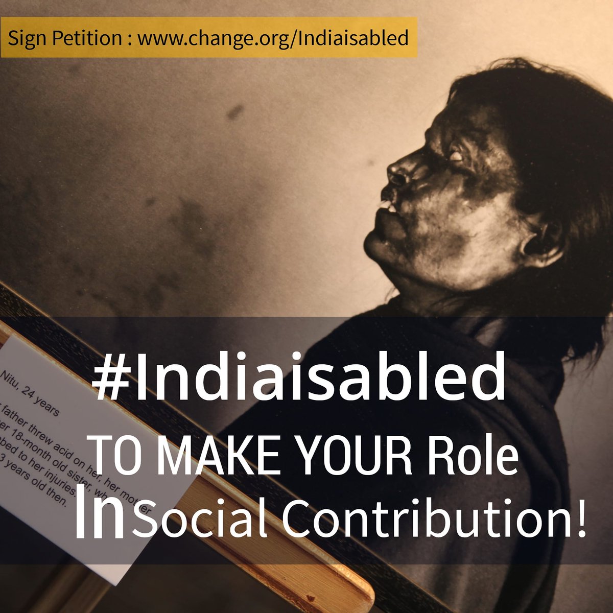 SheroesHangout's tweet photo. SUPPORT #Indiaisabled Campaign !
Sign petition here : https://t.co/0xD2Ej1Co7
#DisabilityIsAbility #humanitarian #COVID19 #petition #Survivors https://t.co/nqtgJm3wa7