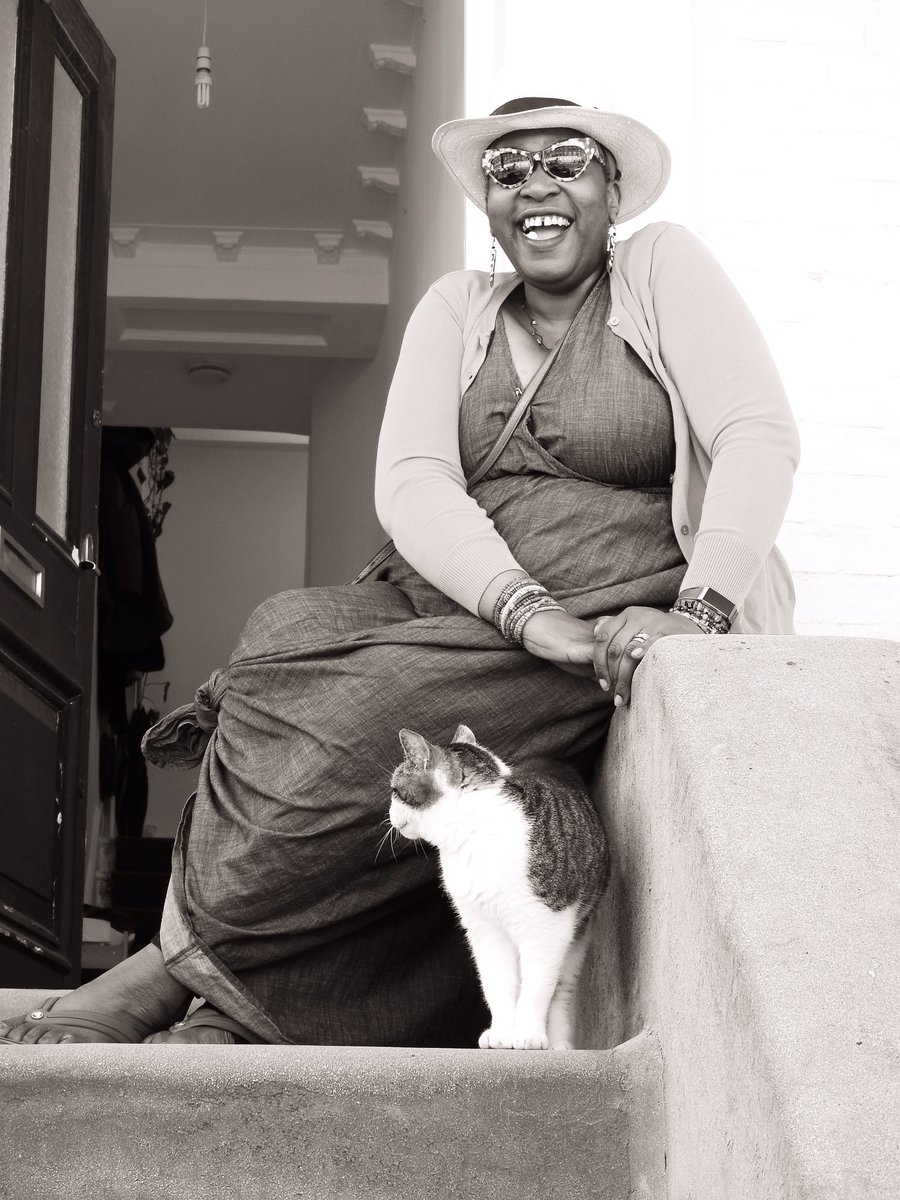 I loved taking pictures of  @kitkatkt8 & she loved getting dressed up for the occasion. Her post had just arrived so I watched her trying out her new looks. Mabel was less impressed. #LoveInATimeOfCorona  #LoveInATimeOfIsolation  #DoorstepPortraits  #Hackney  http://www.instagram.com/p/B_jg0mJn_2v/?igshid=1dn30lzkuwtcj