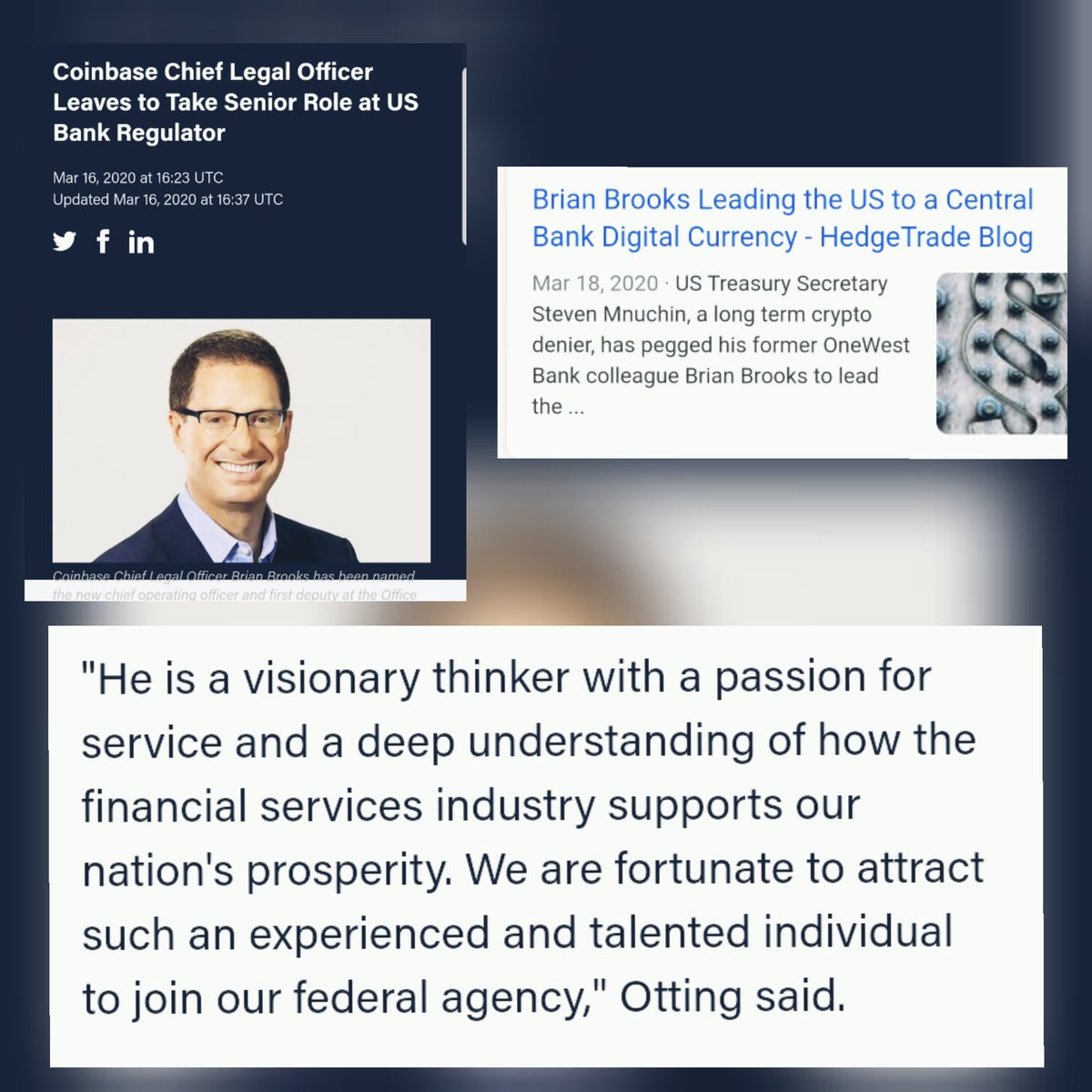 TheMatrixology's tweet photo. #BrianBrooks
B=2 B=2 (22)
The "#V-sionary thinker" to help bring #V-irtual #currency to the #USA In 2020
(#V=22)
Wrote about #DigitalDollar
(309th day 2020)
#Stockmarkercrash
(3/9)
#DigitalDollar news coming soon.
(Beginning of #May)
Some #big news around #May11th
#Matrix https://t.co/RoRnt7tDJF