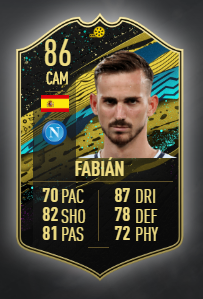 cajomaria10_'s tweet photo. Veo mucha gente especulando si saldrá #TOTWM. En principio no sale, el Fabián Ruiz filtrado se creo hace 2 semanas confundiéndolo con otro Fabián que debía salir esa semana y lo cambiaron en el último momento, aunque metieron la carta de su equipo antiguo. https://t.co/3anxCIvf9X