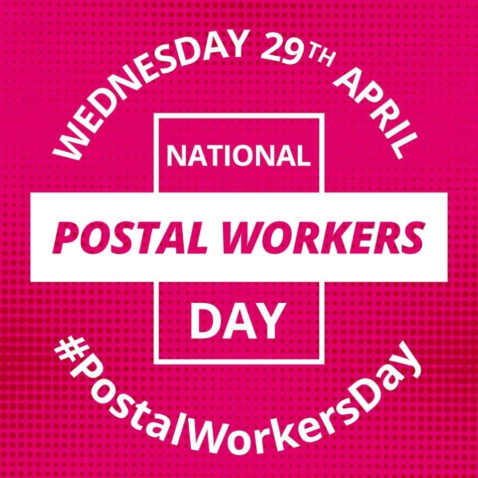 It’s easy to take the post for granted because it’s just there, without fail, but let’s remember that our postal workers are out there every day during a pandemic - for us!
THANK YOU!
