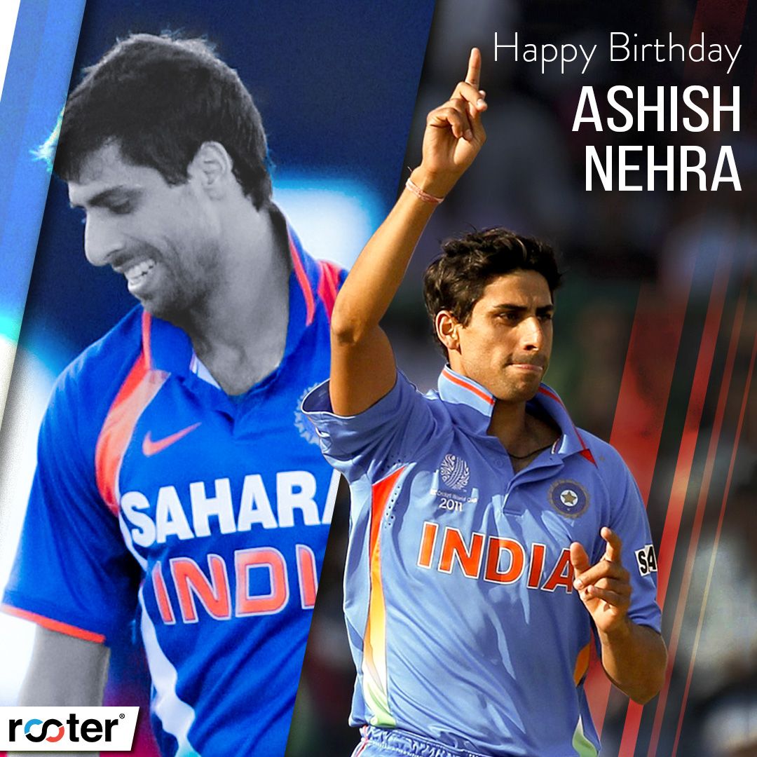 Happy birthday Ashish Nehra - the only Indian bowler to take two 6-wicket hauls in ODIs!    