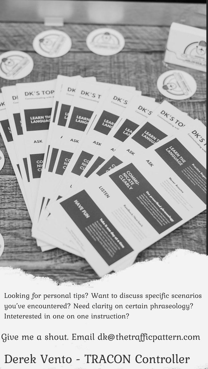 thetrfcpattern's tweet image. Have questions about how you can effective communicate with air traffic control? Give me a shout! #aviation #avgeek #airtrafficontrol