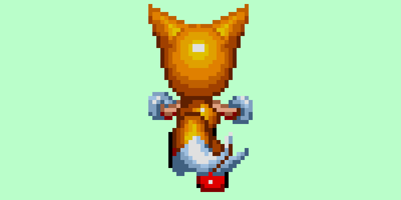 Chrispy Pixels on X: Holdup Tails' Special Stage sprites in Sonic 2 had  flesh-colored arms  / X