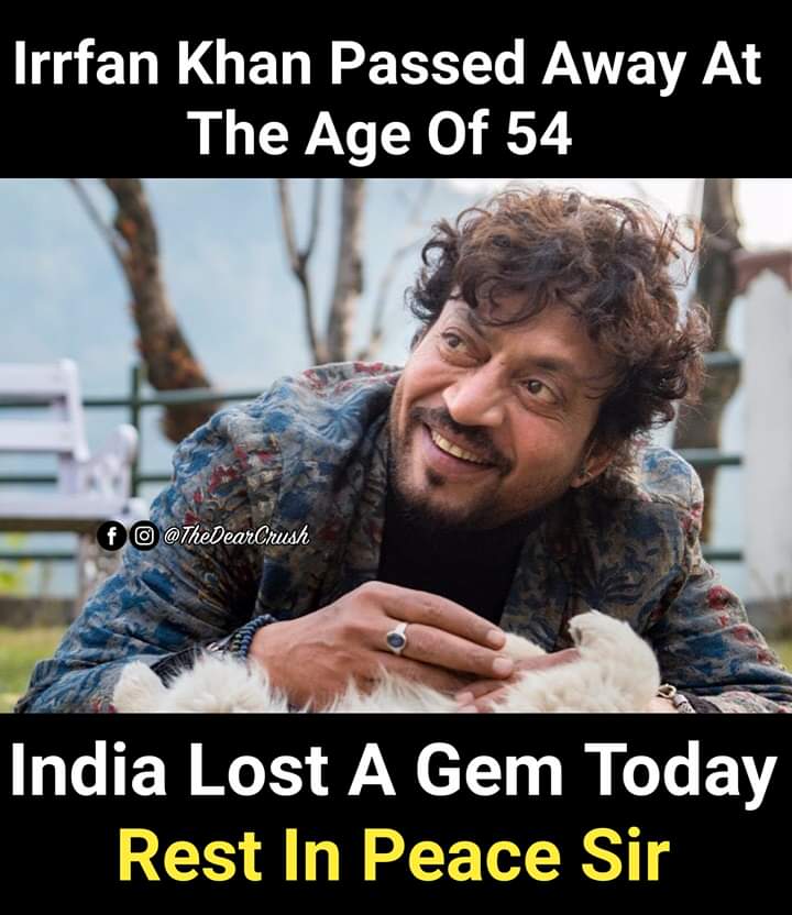 almaas_talks's tweet photo. INNA LILLAHI WA INNA ILEHI RAJIOON...😣😣
IRFAN KHAN KI MAUT NAKABIL-E-FARAMOSH,😢😢
We Will Miss You Sir Always.
Today We Lost A Real GEM Of Cinema...
#RIPIrrfanKhan https://t.co/lHpDk5iPyo