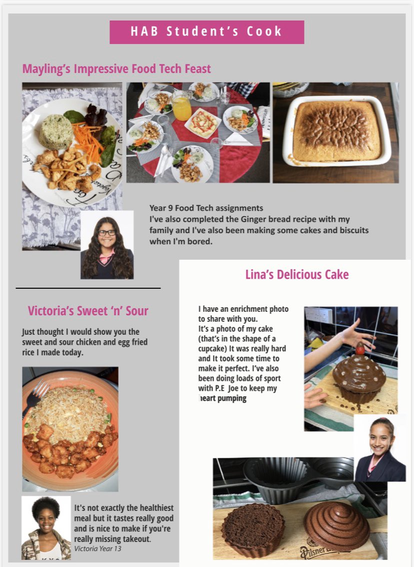 Lyndsay__Harris's tweet photo. Issue 3 of #HAB@Home is out - @HABermondsey remote newsletter! Huge congratulations to Amy and Elizabeth - fantastic university offers for Dentistry and Nursing #ProudToBeHaB #CompassionAmbitionRespect https://t.co/71MueajxgK