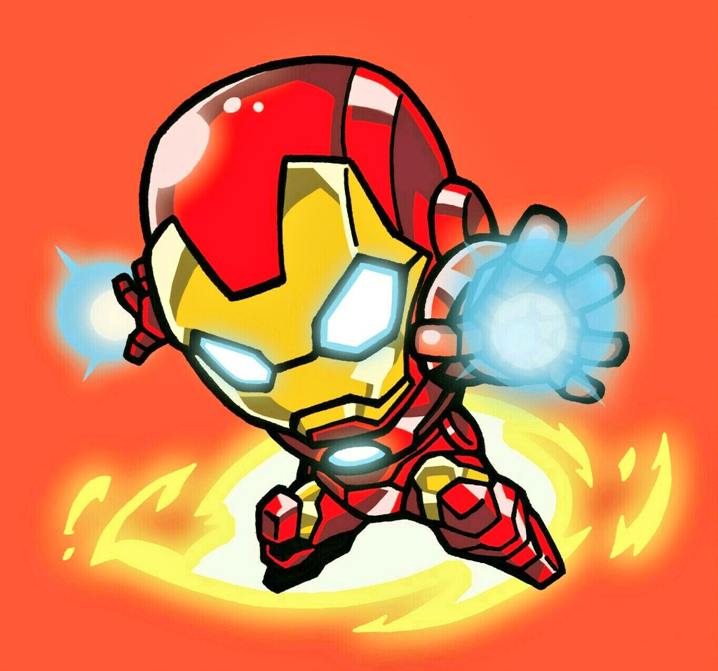 アイアンマン 久しぶりに観たけど やっぱり面白いなあ 最後のアイアンモンガーと 牟田口裕基のイラスト