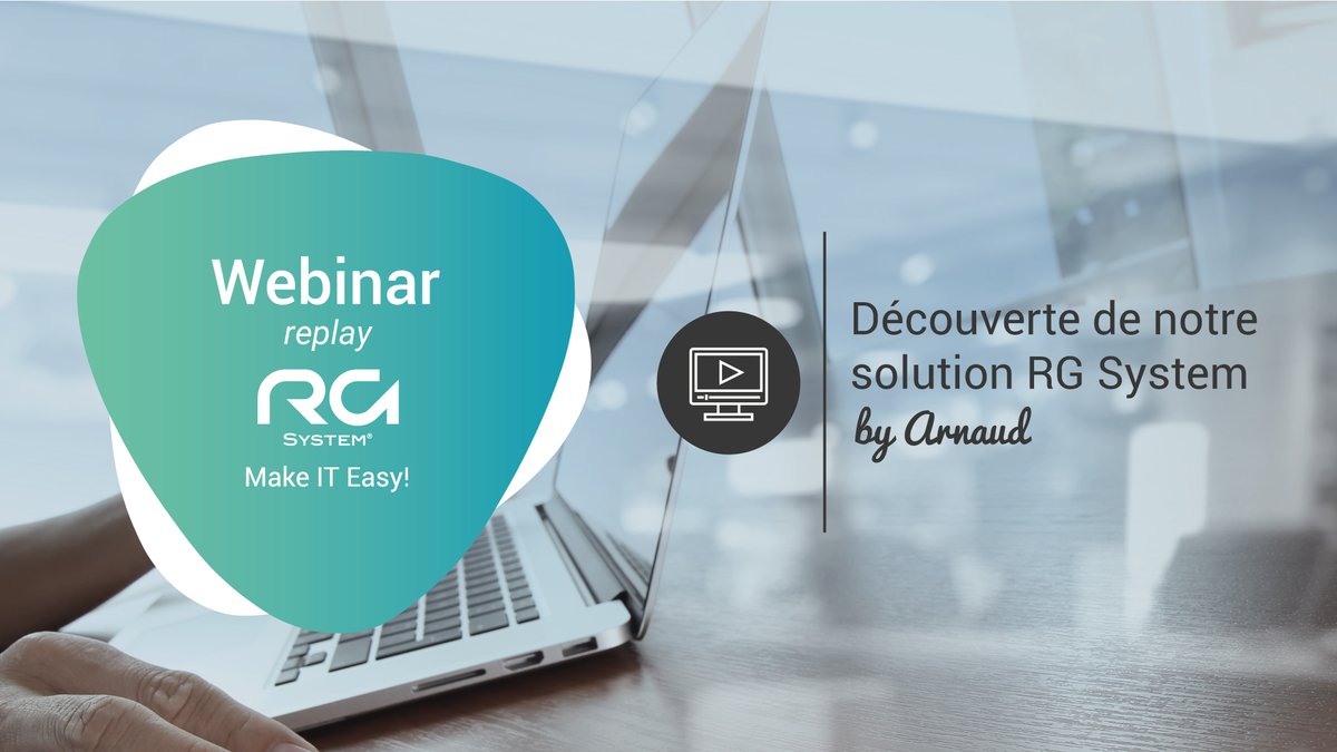 RG_System's tweet photo. [REPLAY WEBINAR] Vous avez raté notre webinar sur la présentation de notre solution RG System ?
Pas de panique il est disponible ici : 😀💫
👉 https://t.co/YMjb5fQH08
#ITManagement #RGSystem #MSP #DSI https://t.co/qhyHWOAcIz