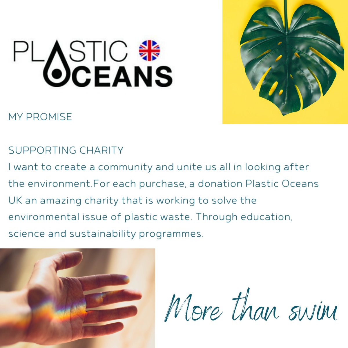 Morethanswim_'s tweet photo. For each sale I make a donation to @plasticoceansuk #clickonlinkinbio to find out more!
#clickonlinkinbio #saynotoplastic #ocean #recycling #ecology #savetheearth #education #climateaction #waste #plasticpollution https://t.co/LqK9D1Ro17