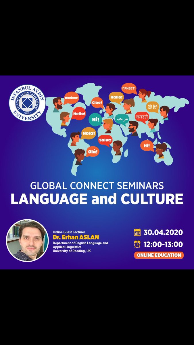 BenguBostanci's tweet image. We continue to host guest lecturers; Dr Erhan Aslan will deliver an online course on #intercultural communication. @IAUKampus 
#internationalization #internationalizationathome #intedu