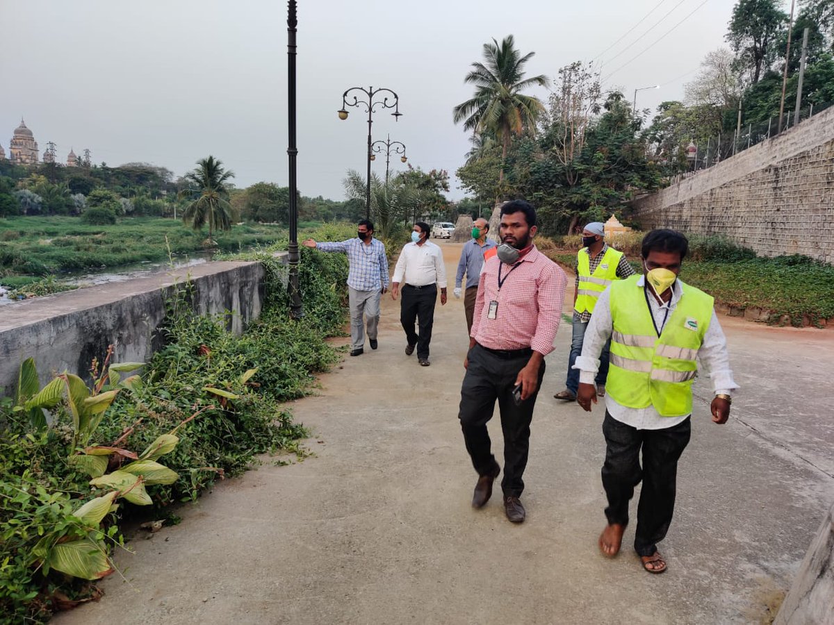 Additional Commissioner (Sanitation) #GHMC (@ac_sanitation) on Twitter photo As per instructions of <a href="/KTRTRS/">KTR UPDATES</a> Sir, Inspected the complete stretch of Musi with CE and SEs and identified water stagnant points with water hyacinth growth and planned Anti Larval Operations for controlling Mosquito menace.
<a href="/arvindkumar_ias/">Arvind Kumar</a>
<a href="/bonthurammohan/">Dr. Bonthu Rammohan</a>
<a href="/CommissionrGHMC/">Commissioner GHMC</a> As per instructions of <a href="/KTRTRS/">KTR UPDATES</a> Sir, Inspected the complete stretch of Musi with CE and SEs and identified water stagnant points with water hyacinth growth and planned Anti Larval Operations for controlling Mosquito menace.
<a href="/arvindkumar_ias/">Arvind Kumar</a>
<a href="/bonthurammohan/">Dr. Bonthu Rammohan</a>
<a href="/CommissionrGHMC/">Commissioner GHMC</a>