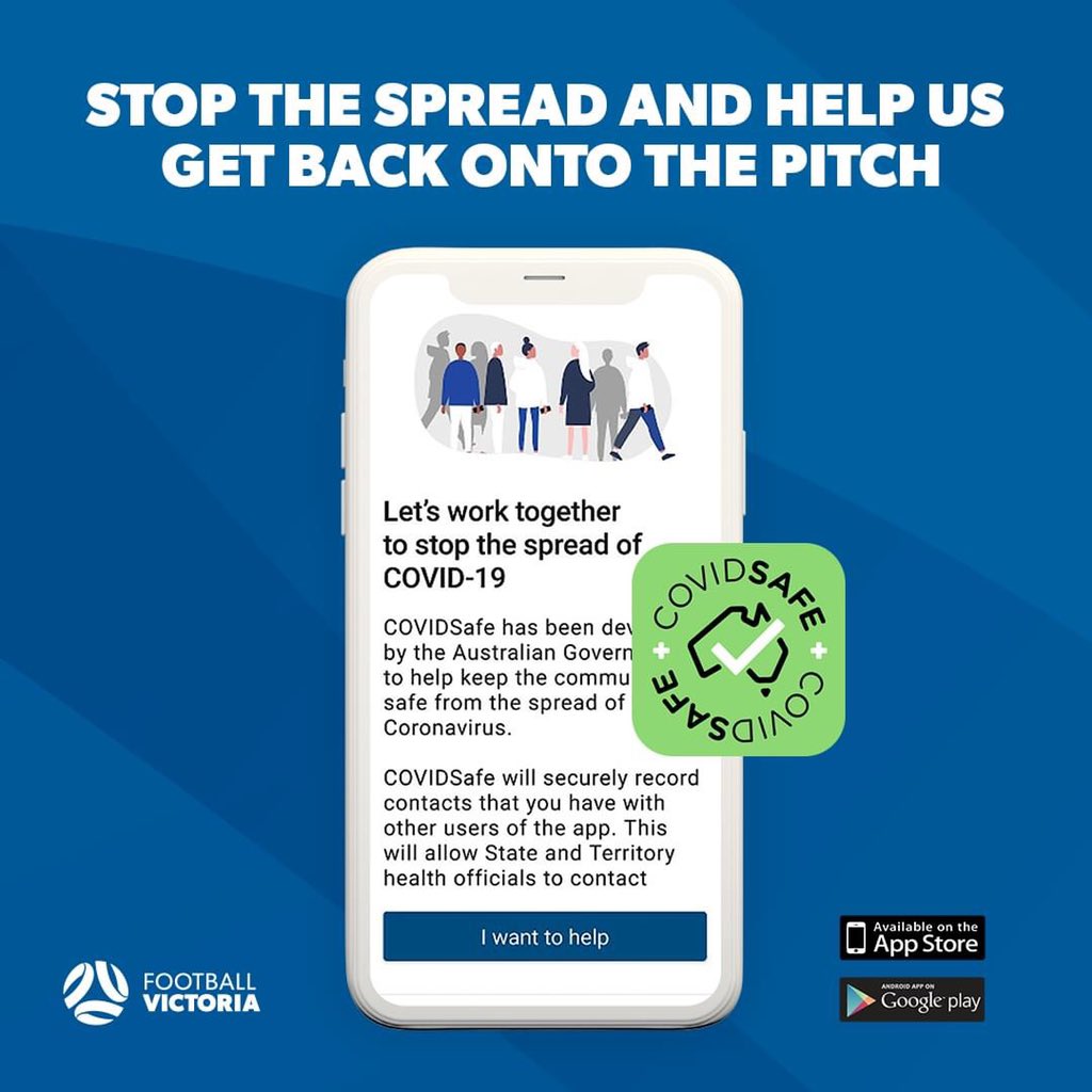 Calder football family we encourage  you all  to install the Australian Government’s COVIDSafe app, as we continue planning for the resumption of football.
Stay safe and see you all soon.
Details: ftbl.vc/RTF

#LiveLoveFootball
#CalderFamily facebook.com/98423102163713…
