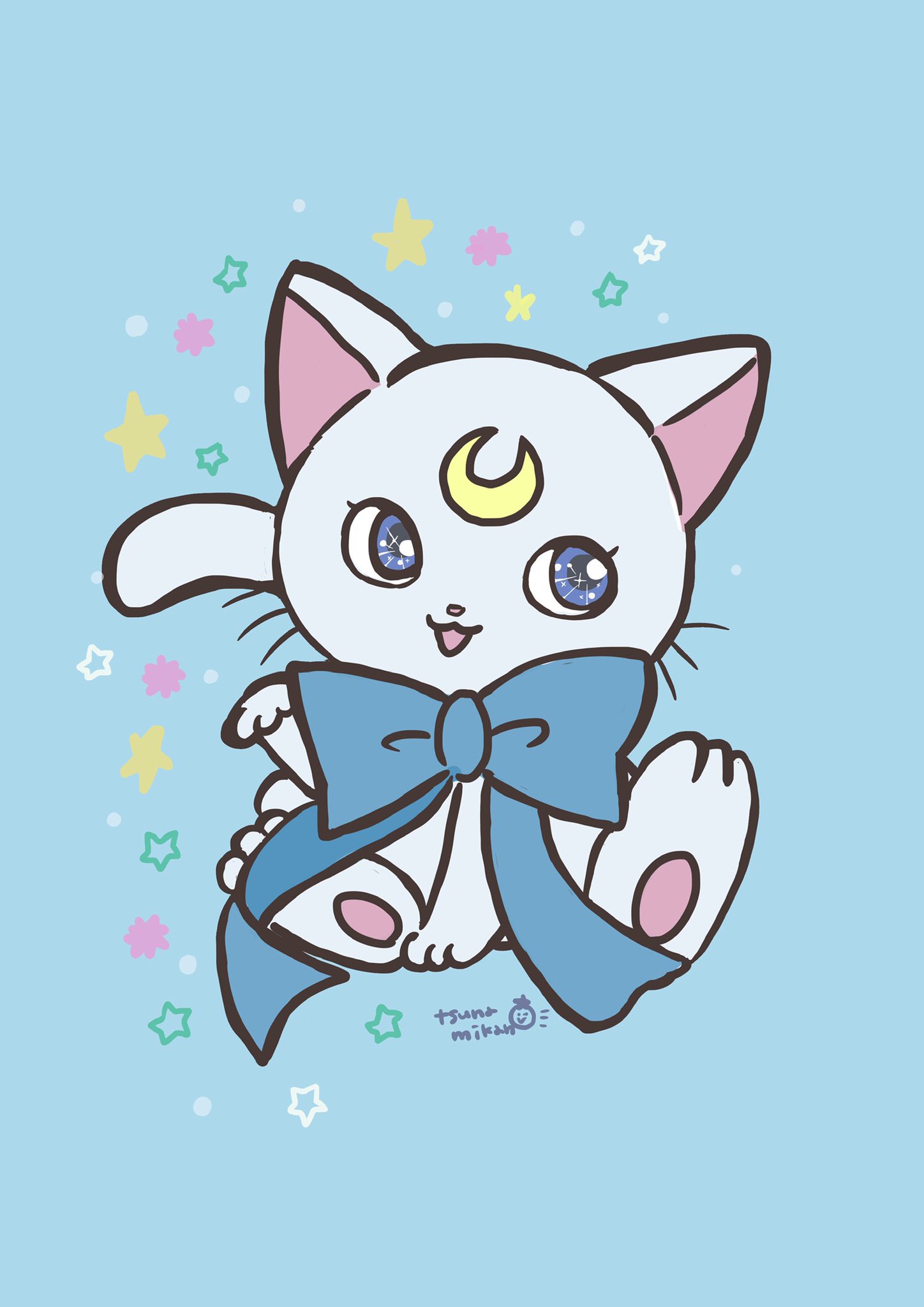 ツナミカン にがおえ ダイアナも描けました せっかくなので3枚とも貼っておきます ダイアナ セーラームーンダイアナ ルナ アルテミス セーラームーン T Co Nbdfdekjap Twitter