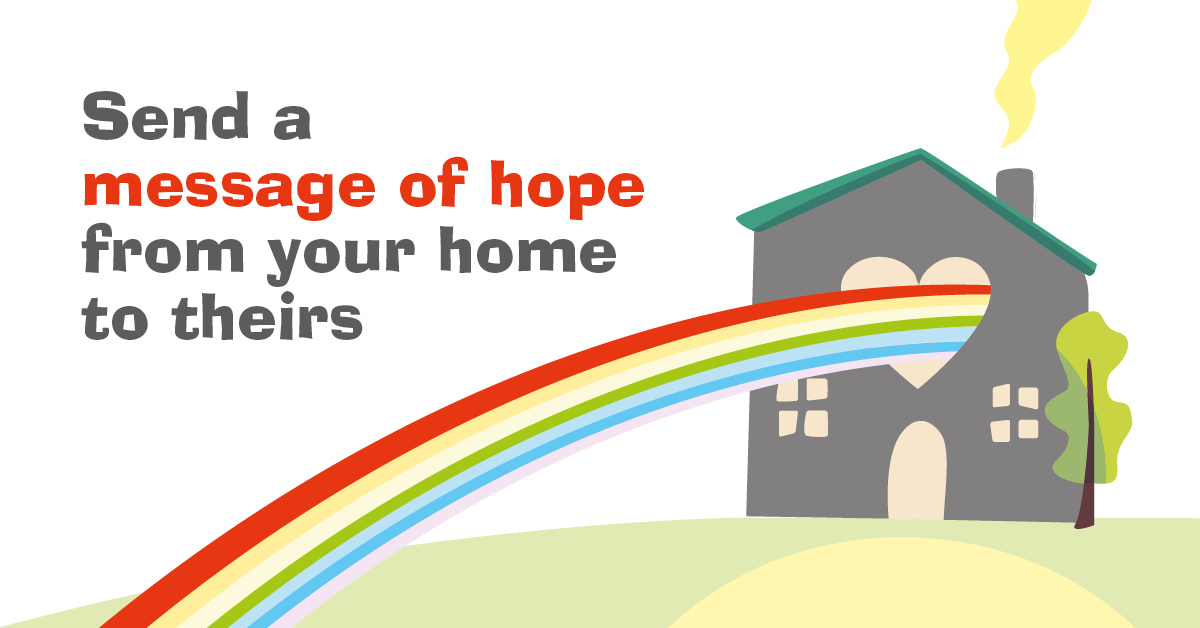With visits to care homes suspended, residents can feel isolated and lonely. 

The small gesture of sending a card, picture or even a poem can make a big difference. 

Find out more: bit.ly/35fCLZV #CardsForKindness 🏡🌈✉️