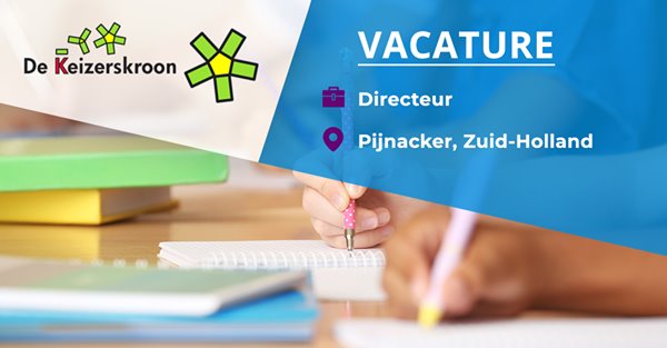 Voor De Keizerskroon, een groeiende basisschool in Pijnacker met 500 leerlingen, zijn we op zoek naar een directeur. Geef jij leiding vanuit visionair leiderschap, waarbij je teamleden de ruimte geeft hun kwaliteiten te ontwikkelen en benutten? Reageer! hetonderwijsbureau.nl/vacature/direc…