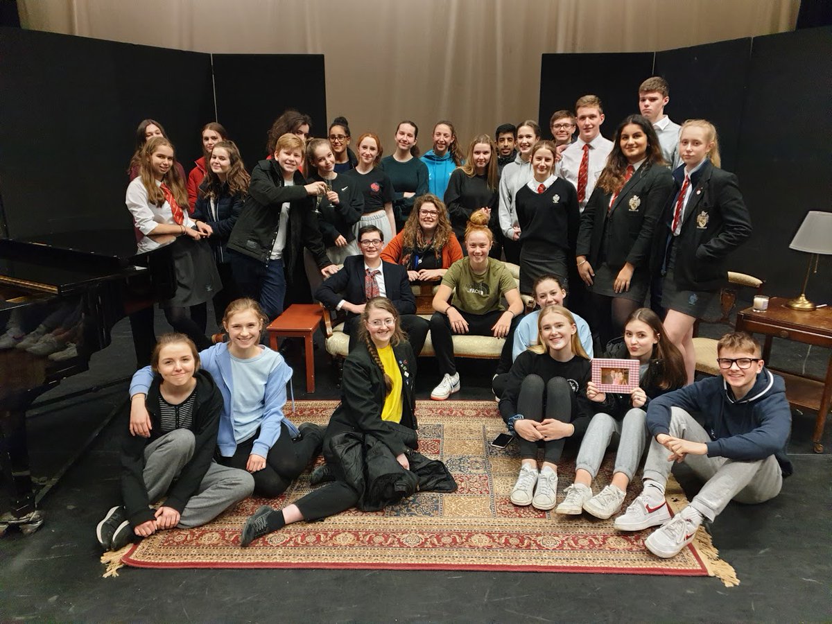 BorlaseArts's tweet photo. Feeling nostalgic. 
Half of our wonderful Year 11 drama cohort on the day of their practical exam in February. https://t.co/Sjo4ARBiwU