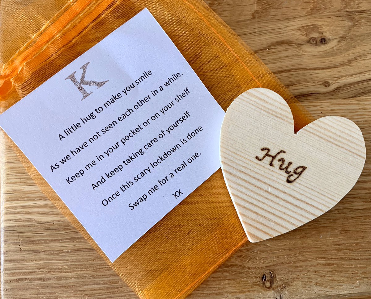 M_L_K1z's tweet photo. Send a hug today, let them you know you miss them #lockdown #COVID19 #missyou #hugtoken #smallbusiness #tewkesbury #WDYT #UKlockdown #wood #wooden #handmade #love #gift https://t.co/QgxnbiLQJv https://t.co/pnwVK0wLso