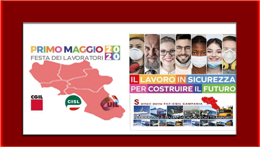 #PRIMOMAGGIO2020 "Il lavoro in sicurezza" per costruire il Futuro. Landini, Furlan e Barbagallo parteciperanno il Primo Maggio in diretta alle 12.20 su Rai Tre. La <a href="/Filt_Campania/">FILT-CGIL CAMPANIA</a> invita a seguire il concerto cgil.it/primo-maggio-c…
<a href="/FiltCgil/">Filt Cgil Nazionale</a> 
<a href="/CgilCampania/">Cgil Napoli e Campania</a> 
<a href="/Cgil_Napoli/">Cgil Napoli</a>