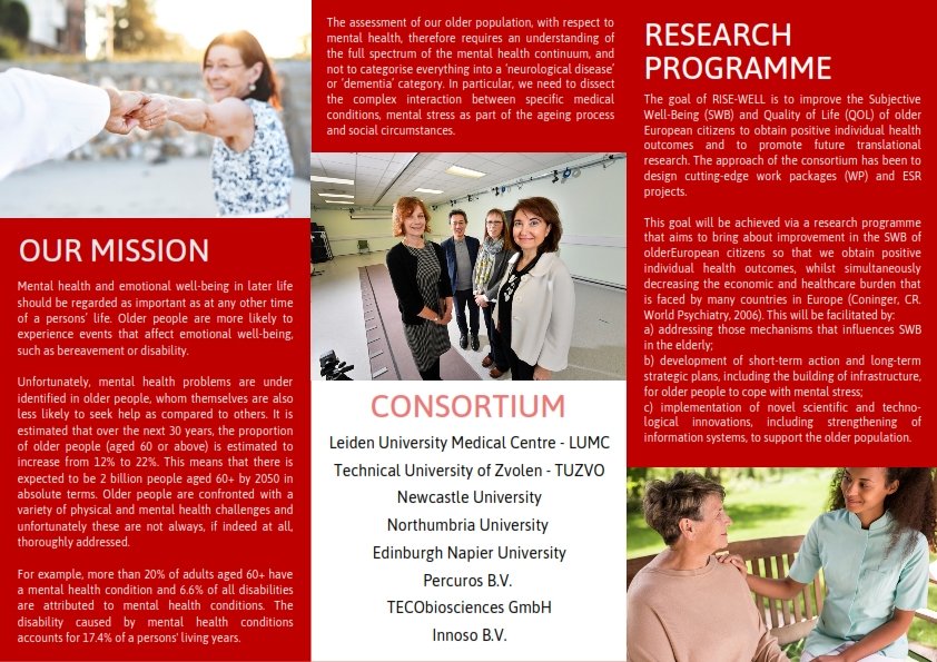 ‼️ Check-out our project brochure to discover our partners and the project implementation‼️
🧫👨‍🦳👩‍🦳🇪🇺 #H2020 #MSCA #elderly #wellbeing