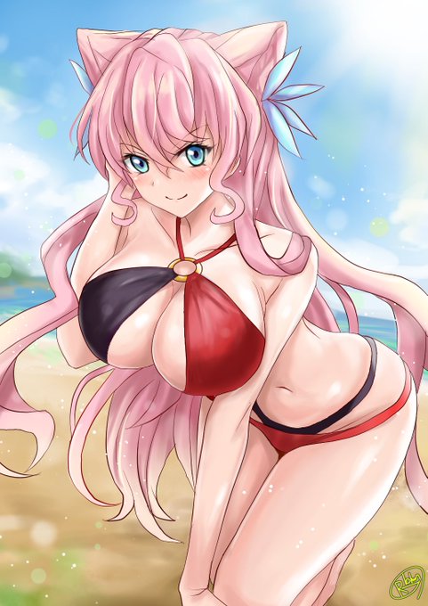 シンフォギア,マリアさん水着。
この公式水着すっごい好き 