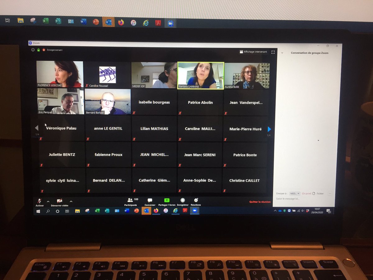 MEDEF77's tweet photo. Câest parti ! #webinaire #formation a distance avec @Medef_IDF @Medef92 @95_Mevo @medef9394 @MEDEFEssonne @medef78 @medefParis interventions dâ@AKTO_OPCO @fffod @FedeFormPro_FFP #defimetiers https://t.co/ZUiL7r9oiZ