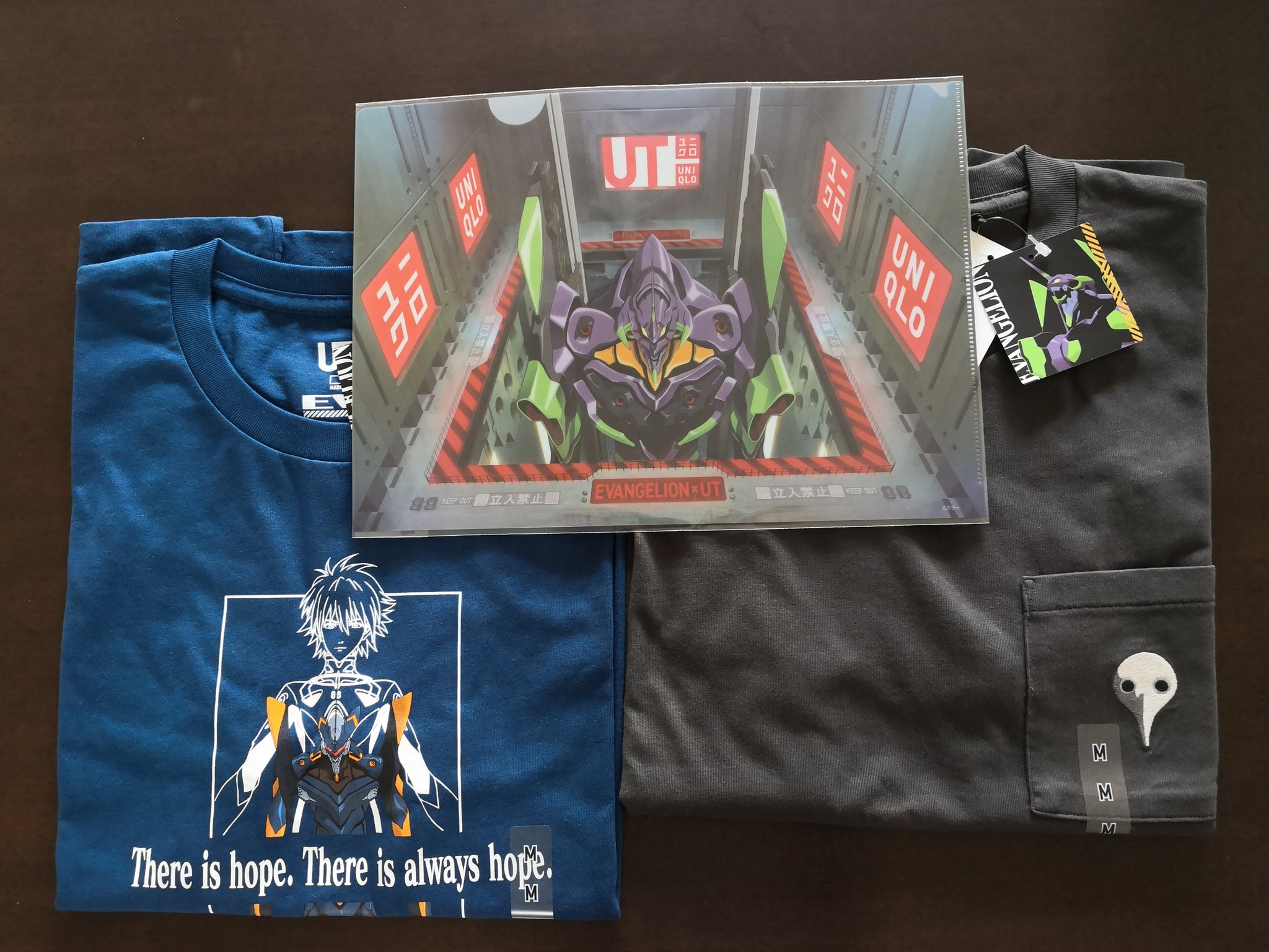 ヤマダp 弁理士 ネーミングプロデューサー ユニクロ エヴァ ユニクロとエヴァのコラボレーションtシャツ Mark 6 With カヲル 使徒サキエル をgetしました エヴァ初号機のクリアファイルが付属しています エヴァンゲリオン