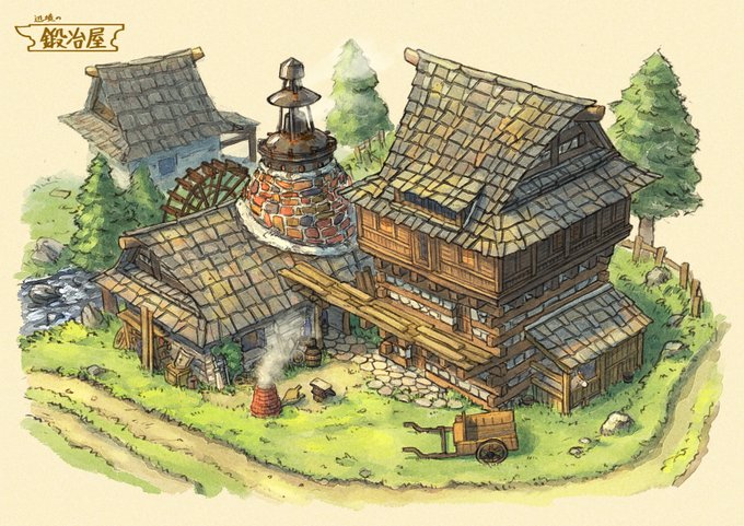 「chimney」 illustration images(Oldest)