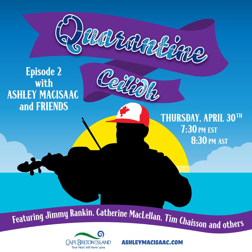 QCeilidh's tweet photo. As promised: AMAZING guests are heading your way for #QuarantineCeilidh 2nd edition😍 @marywalsh11 @cathyjones @JimmyRankin @timchaisson #CatherineMacLellan #NicNeil Gonna be talking about this @MIX97radio @OrlenaCain at6:30 am #NovaScotiaStrong https://t.co/Jy6S5aqF4K