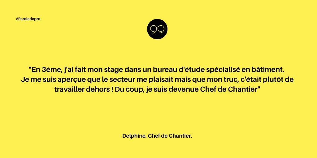 BTP_CFA_Centre's tweet photo. Pour Delphine 👷♀️c'est sur le chantier ou rien 🏗️
.
.
#paroledepro #chefdechantier #construction #BTP #conducteurdetravaux #TP #travauxpublics https://t.co/8k5woKY6E7